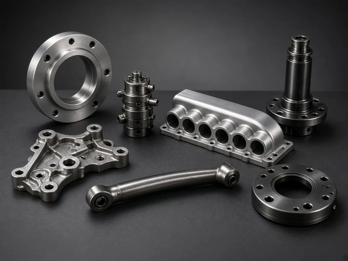 Otomotiv için hazırlanmış çok yüzeyli metal bileşenler