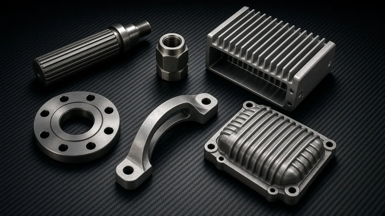 Hassas metal bileşenlerin üretildiği CNC atölyesi