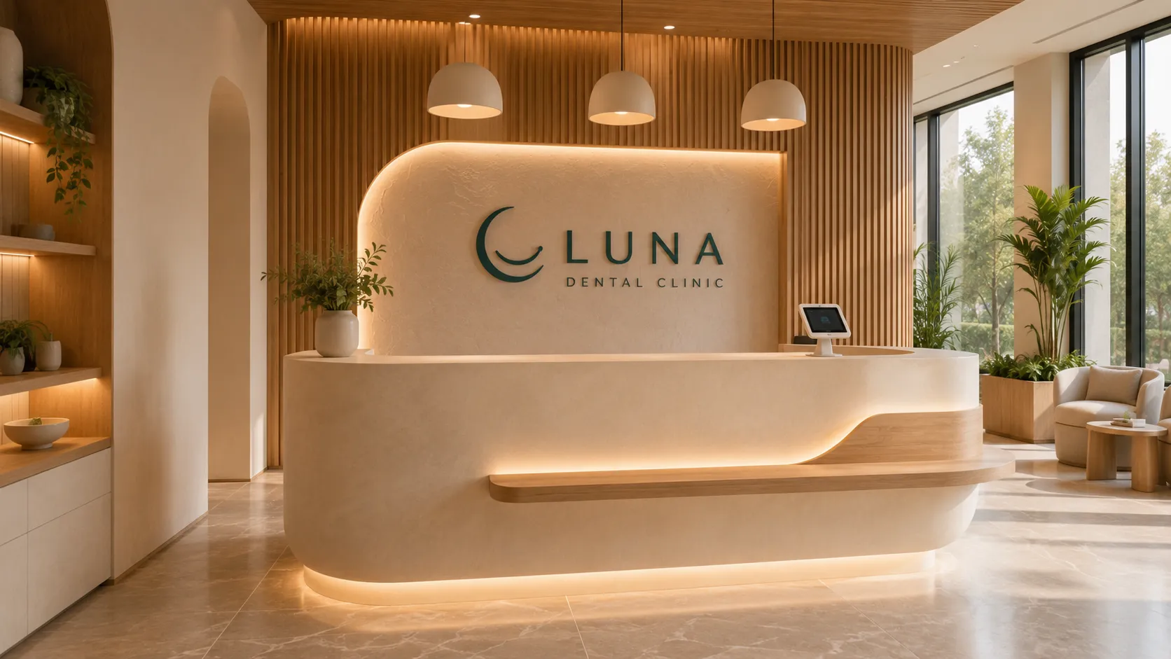 Luna Dental Clinic reception area