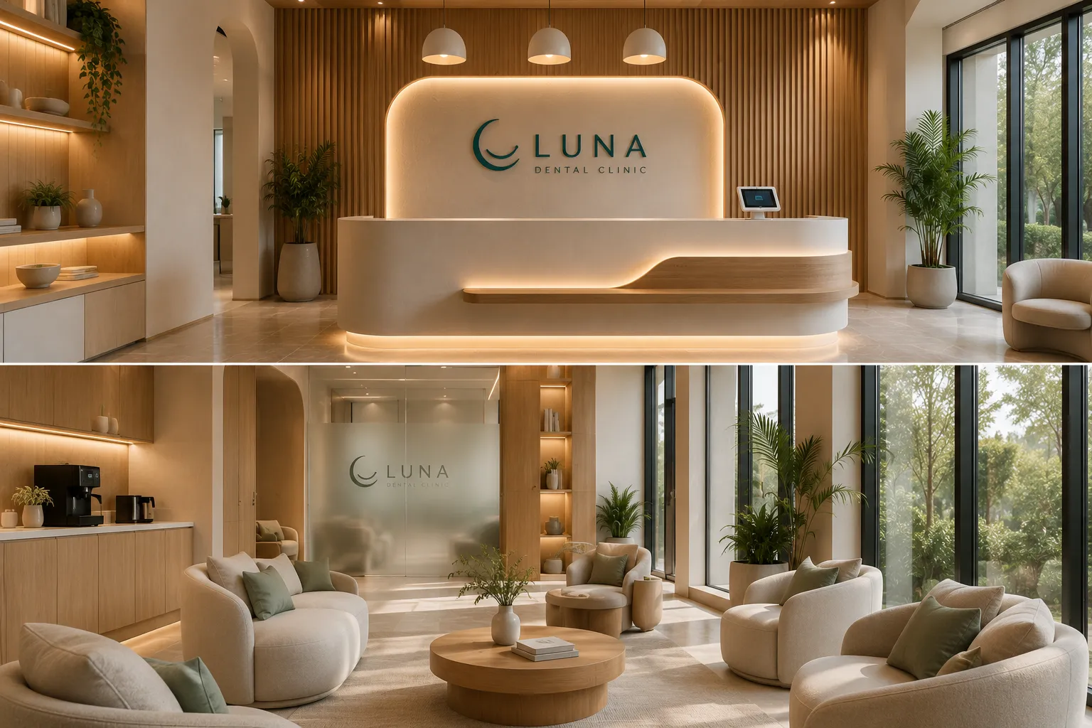 Luna Dental Clinic waiting area