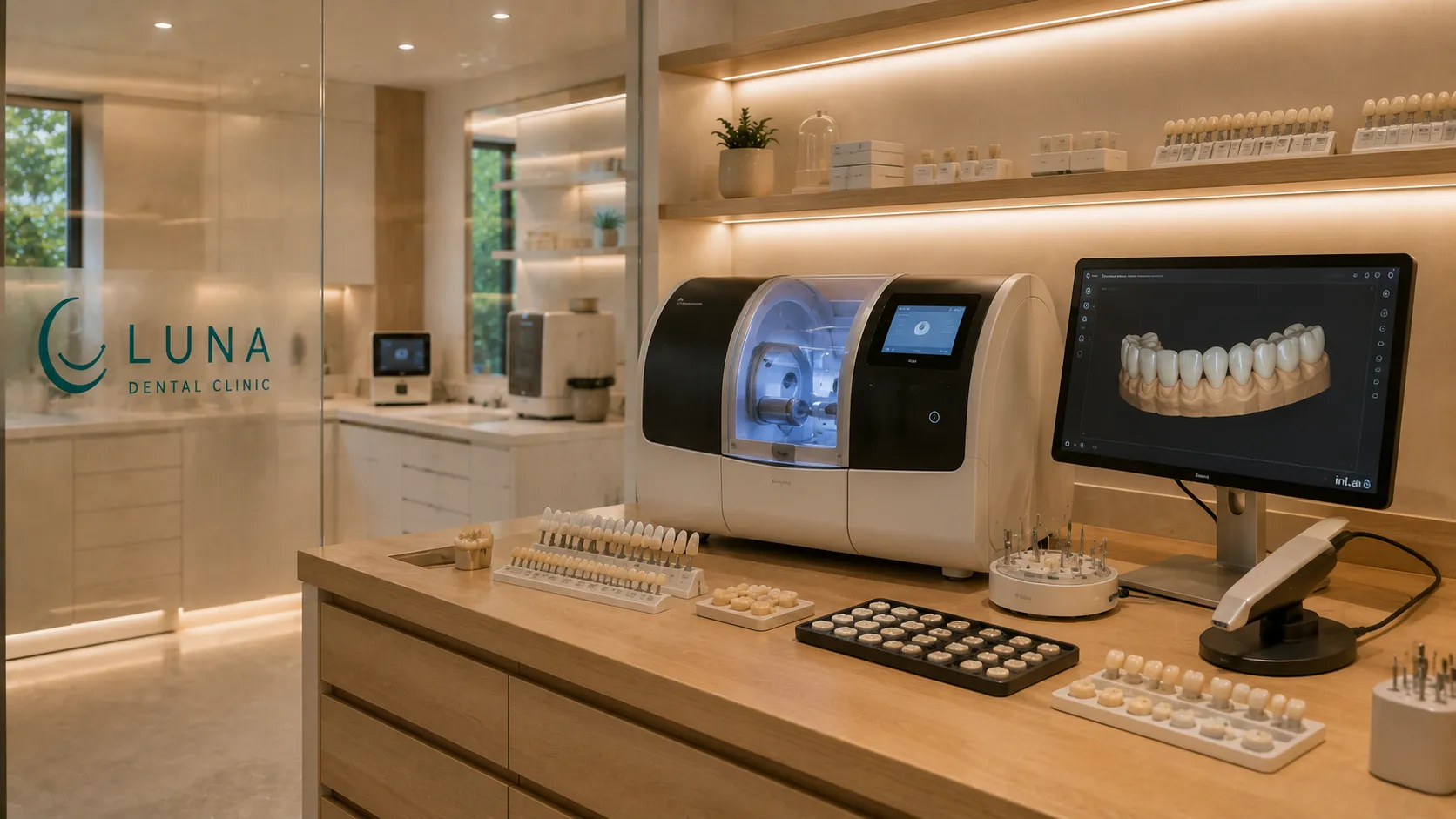CAD/CAM digital restoration manufacturing