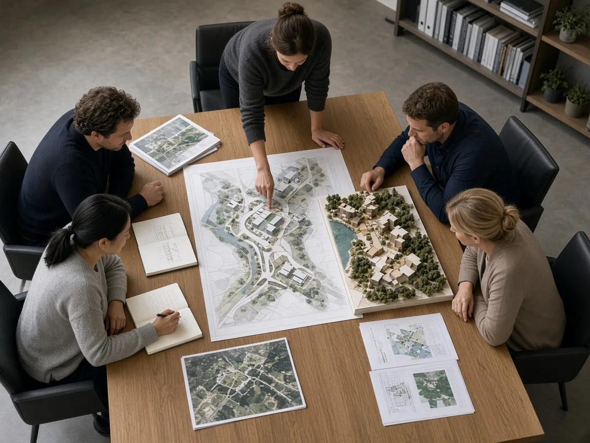 Masterplan ve site modeli üzerinde fizibilite değerlendirmesi