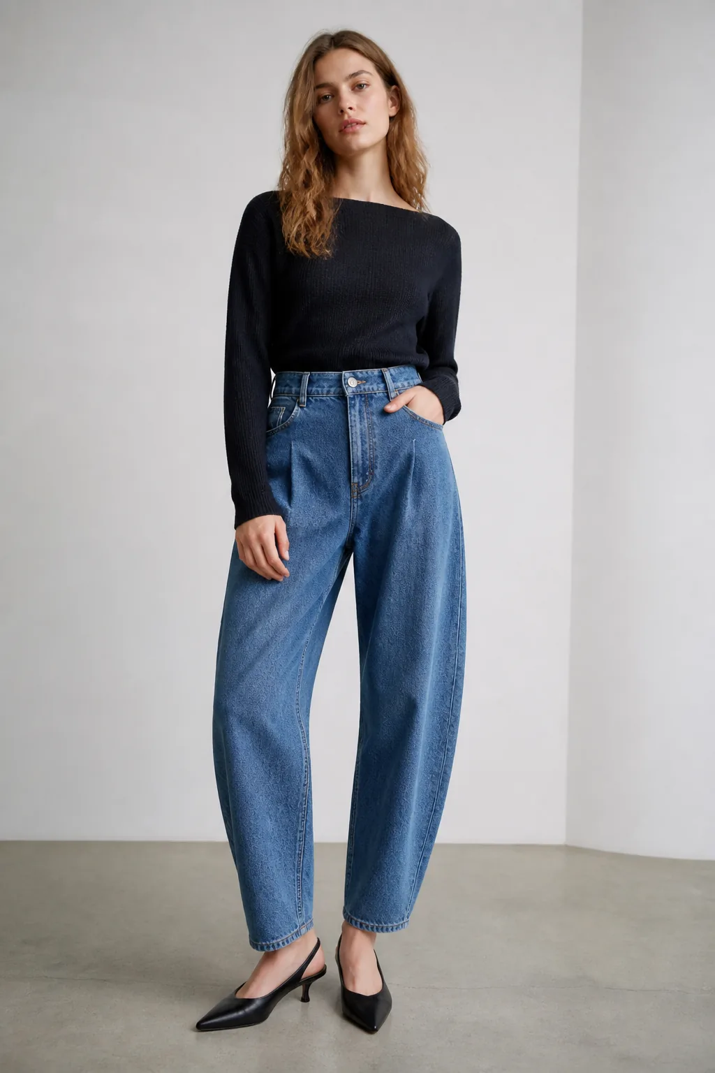 Ione Barrel Denim