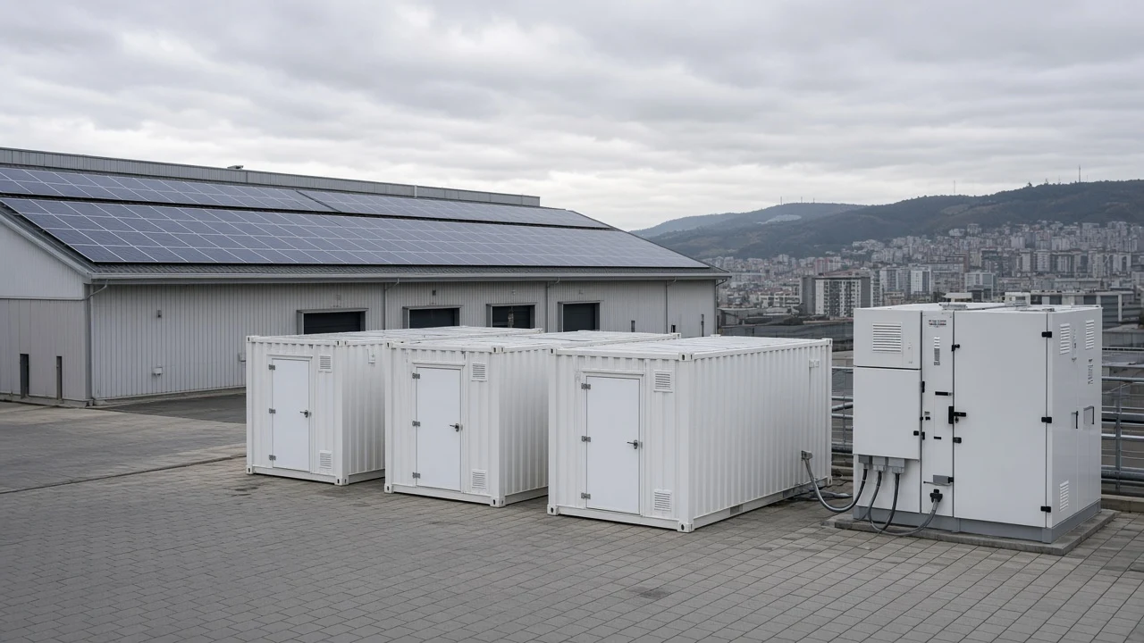 Sanayi tesisinde güneş üretimi ve enerji depolama entegrasyonu