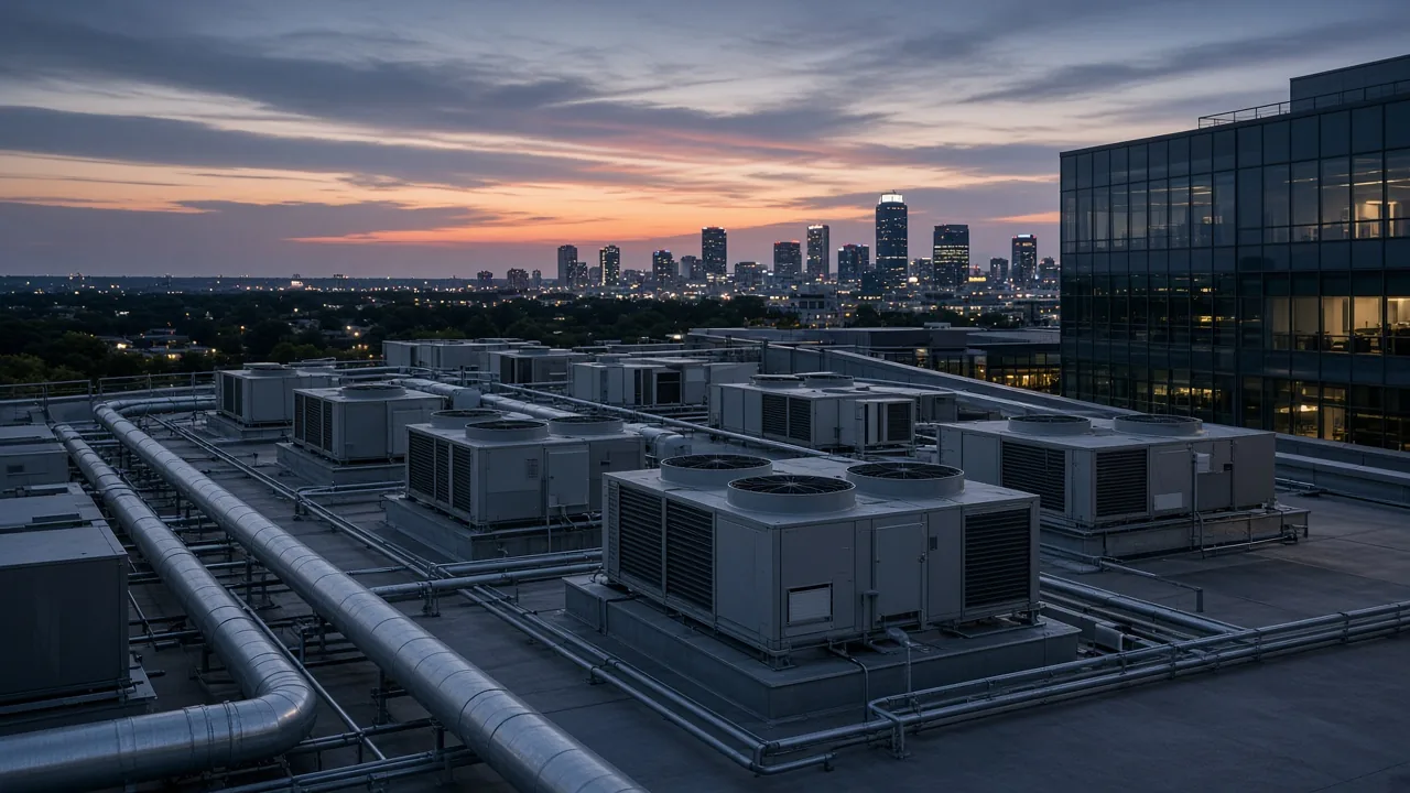 Kampüs çatı HVAC sistemleri